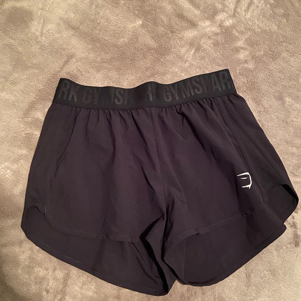 Gymshark Black Athletic Shorts Lightweight Breathable